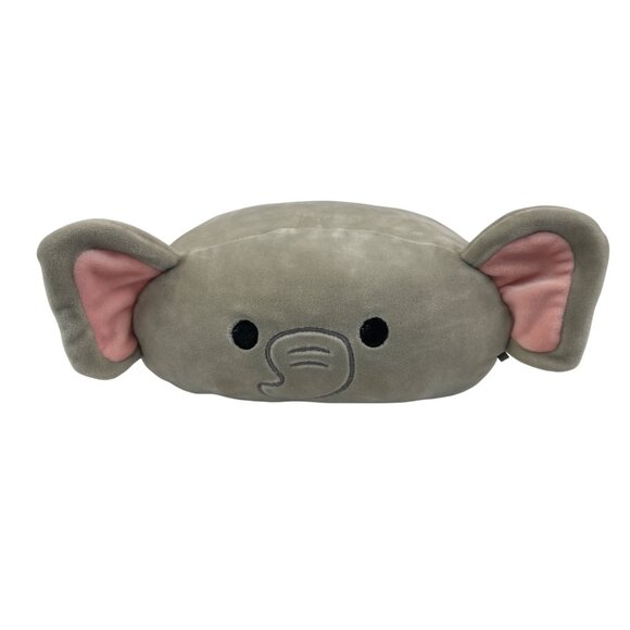 Squishmallow Elephant Plush 8" Soft Stuffed Animal Toy Gray Pink Kellytoy - Picture 1 of 7